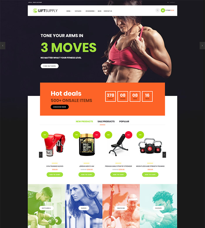 Lift Supply - Single Product Shopify Theme