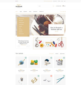 Handmade Responsive Shopify Theme - Craft, Jewelry, ArtWork, Vintage and Creative Goods