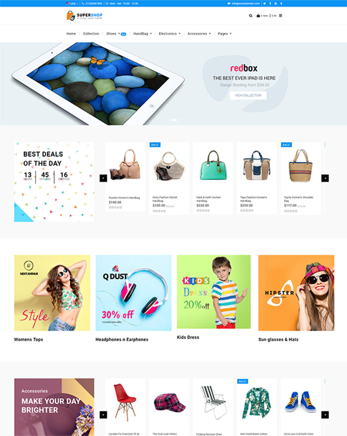 Super Shop | Multipurpose, Multi Store Shopify Theme