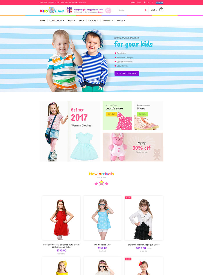 Kids Store | Kids Clothing, Fashion Shopify Theme