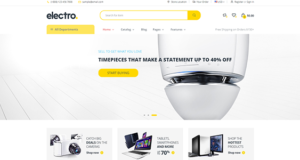 Electronic Shopify themes of exceptional functionalities