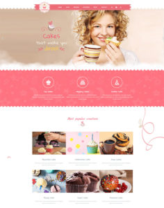 Cake Shop - Bakery, Cafe Shopify Theme