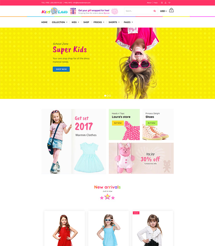 Kids Store | Kids Clothing, Fashion Shopify Theme