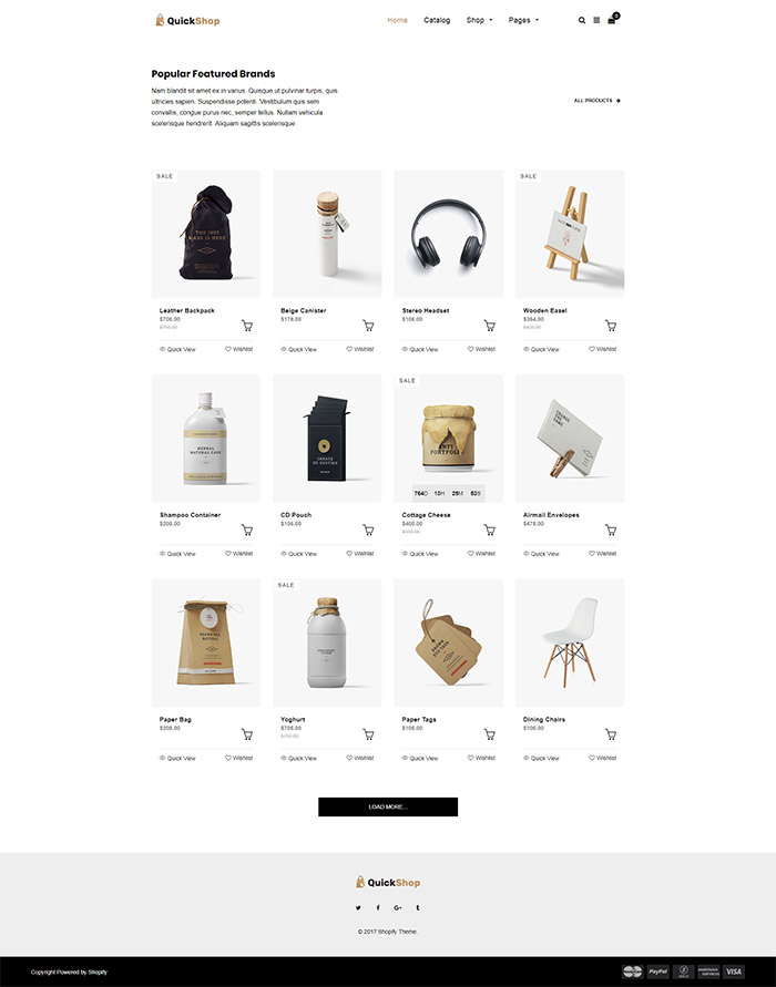 Quick Shop | Multi - Purpose Sectioned Shopify Theme