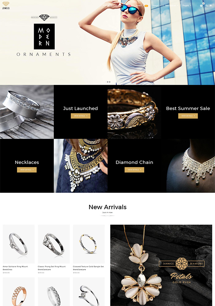 Jewellery - Responsive Shopify Theme