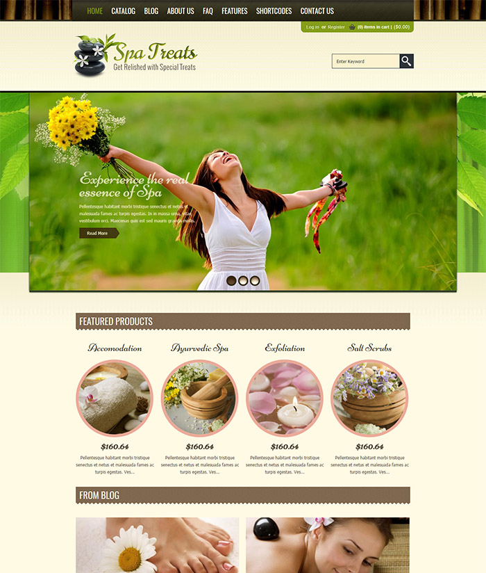 Spa Treats Shopify Theme