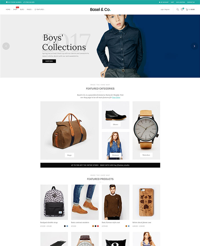Basel - Responsive eCommerce Shopify Theme