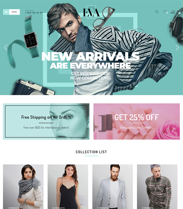 Eva - Responsive Shopify Theme