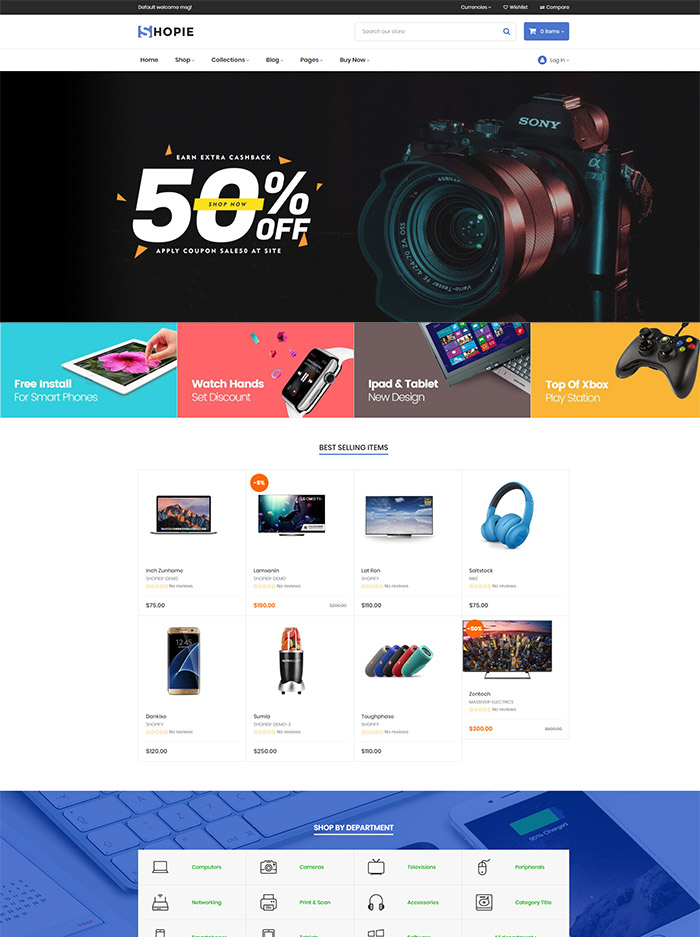 SHOPIE | Responsive Multi-Purpose Shopify Theme