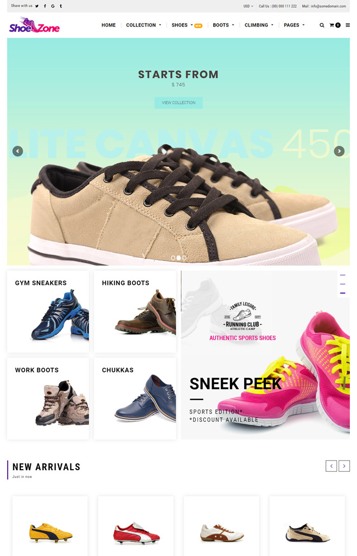 Shoe Zone | Shopify shoes & bags theme