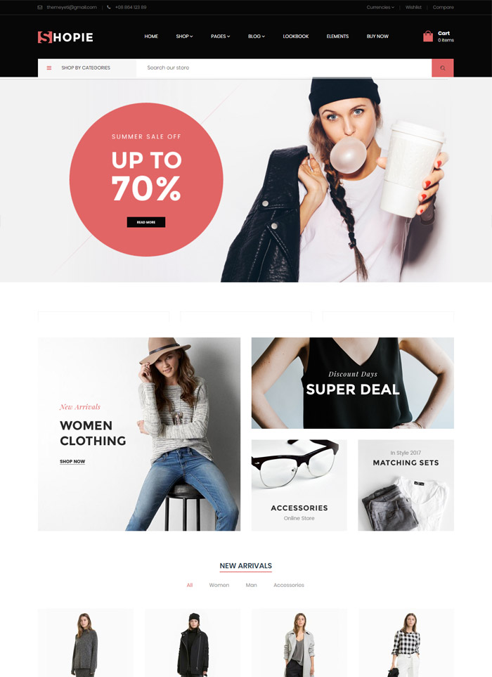 SHOPIE | Responsive Multi-Purpose Shopify Theme - Fashion, Clothing, Supermarket, Electronics, Minimal