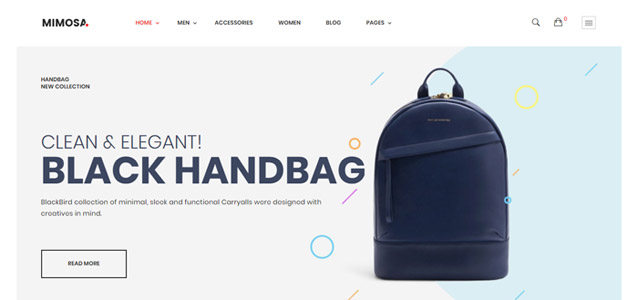 Shoes & bags theme from Shopify offers elegance in online stores