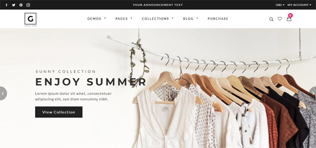 Clothing Shopify Themes empower online apparels stores