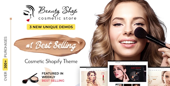 Beauty Store Cosmetics Shopify Theme