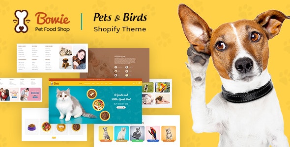Bowie Pets & Birds Shopify Theme