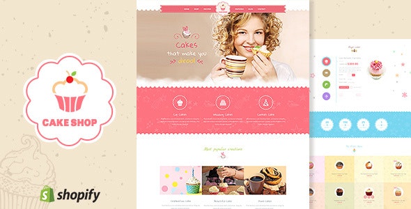 Cake Shop - Shopify Cafe Theme