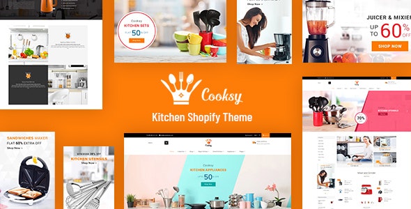 Cooksy Kitchen Shopify Theme
