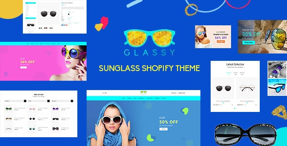 Glassy Sunglass Shopify Store Theme