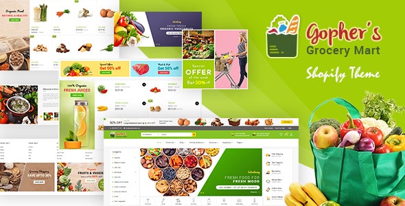 Gophers Grocery Shopify Theme