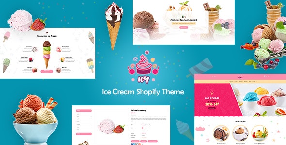 Icy Ice Cream Shopify Theme