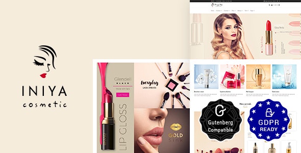 Iniya Cosmetic WordPress Theme