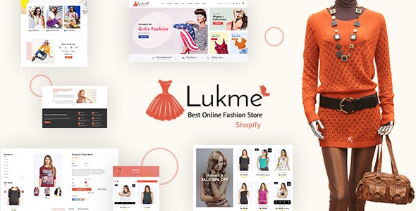 Lukme Shopify Fashion Store Theme