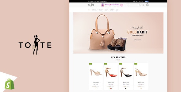 Tote Shoes & Bags Shopify Theme