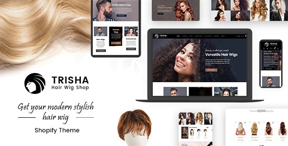 Trisha Hair Weave, Wig Shopify Theme