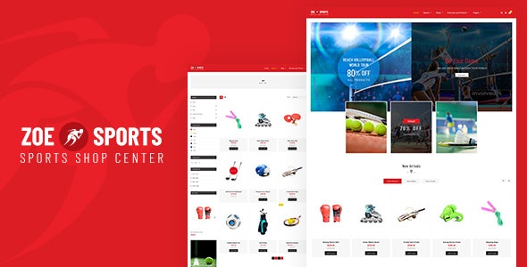 Zoe Shopify Sport Store Theme