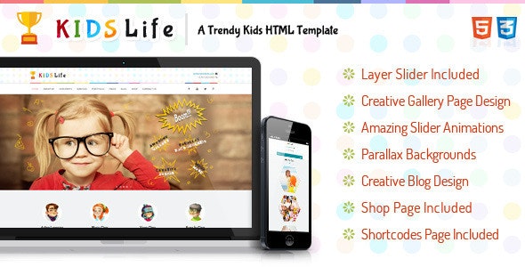 kids-life-HTML Theme