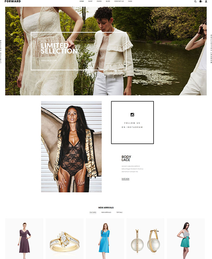 Fashion theme from Shopify ecom Platform for best results